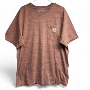 Carhartt Men's Tee Shirt With Pocket Size Large